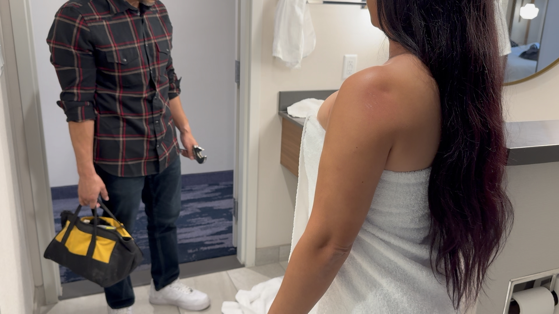 Handyman — He fixed her leak